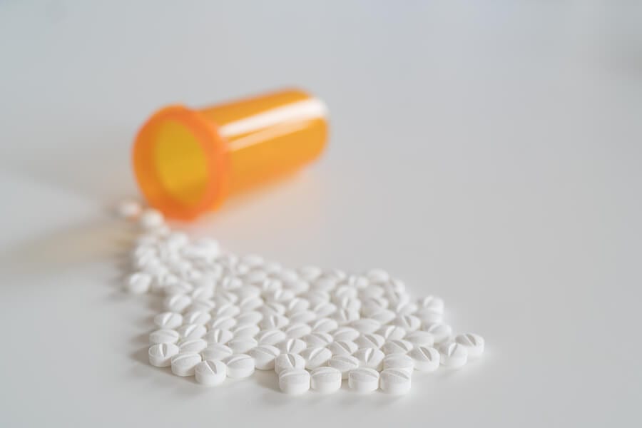 bigstock Medication pills in pills bott 258454123